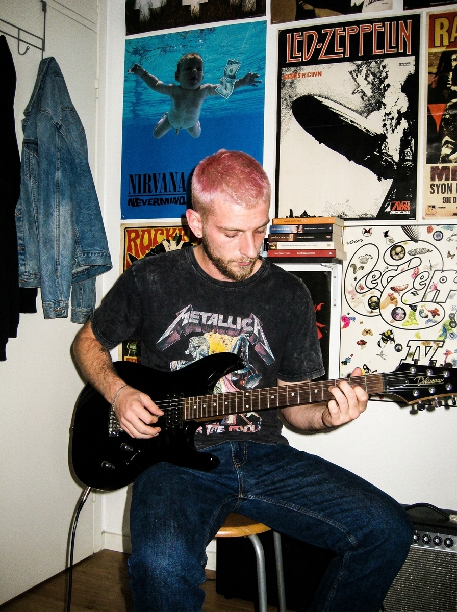 Referência — Guitarra no quarto grunge